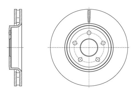 Диск тормозной REMSA 61668.10