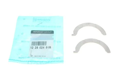 Полукольцо упорное коленвала (компл 2шт) Renault Logan II, Megane III, Kangoo II Renault RENAULT 122802491R