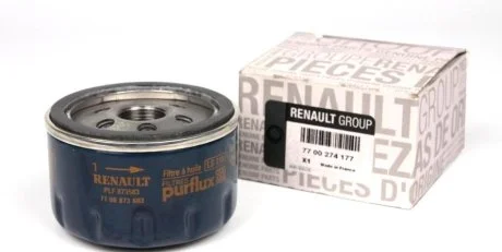 Фильтр масляный 1.4/1,6 8V, 16V Renault RENAULT 7700274177