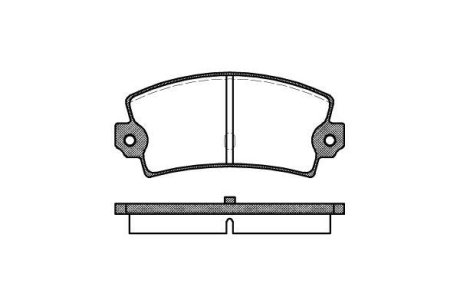 Тормозные колодки дисковые ROADHOUSE 2021.40