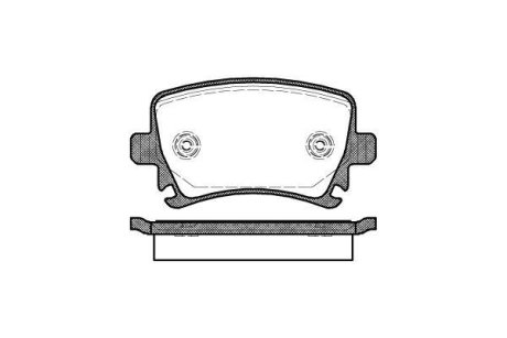 Тормозные колодки дисковые ROADHOUSE 21031.00