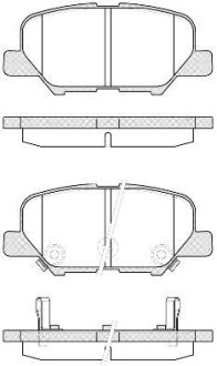 Тормозные колодки дисковые ROADHOUSE 21536.02