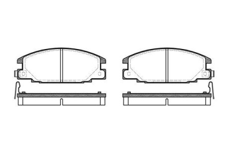 Тормозные колодки дисковые ROADHOUSE 2238.04