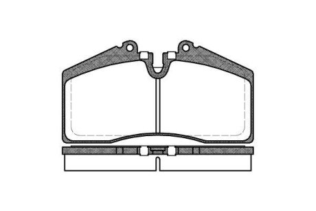 Тормозные колодки дисковые ROADHOUSE 2288.00