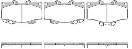 Тормозные колодки дисковые ROADHOUSE 2315.04