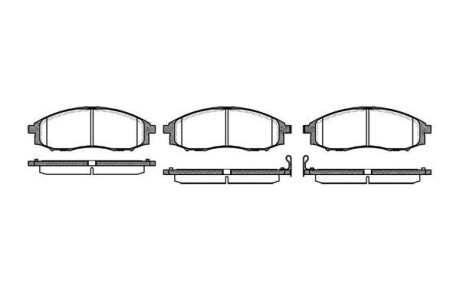 Тормозные колодки дисковые ROADHOUSE 2748.02