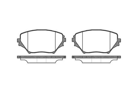 Тормозные колодки дисковые ROADHOUSE 2813.00
