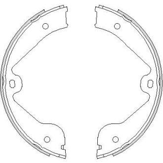 Гальмівні колодки барабанні ROADHOUSE 4735.00
