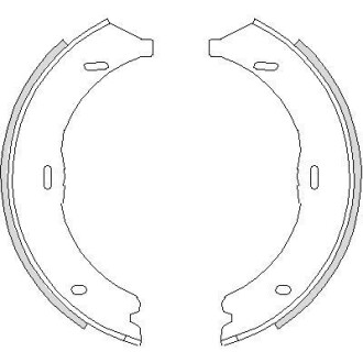 Гальмівні колодки барабанні ROADHOUSE 4745.00