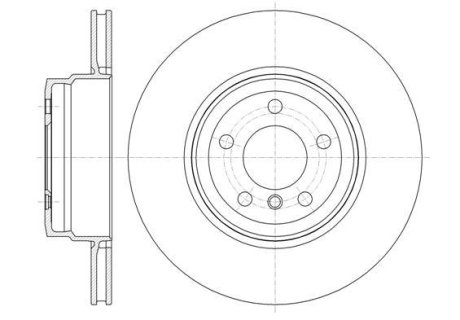 Тормозной диск ROADHOUSE 61337.10