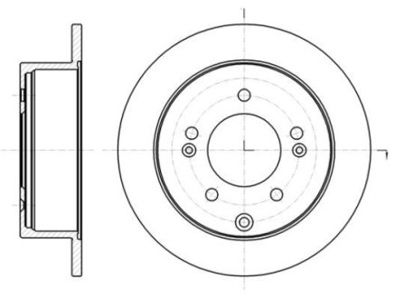 Тормозной диск ROADHOUSE 61401.00