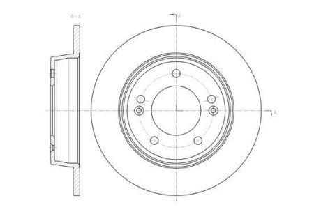 Тормозной диск ROADHOUSE 61435.00
