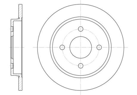 Тормозной диск ROADHOUSE 6155.00