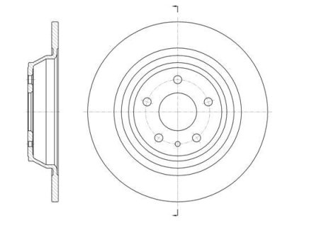 Тормозной диск ROADHOUSE 61606.00