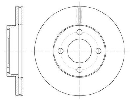 Тормозной диск ROADHOUSE 6185.10
