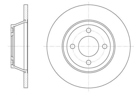 Тормозной диск ROADHOUSE 6287.00