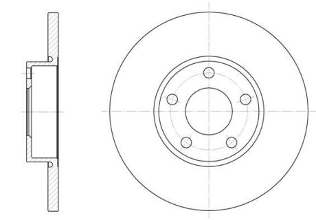Тормозной диск ROADHOUSE 6327.00