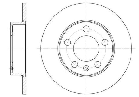 Фото 1 - гальмівний диск ROADHOUSE 6547.00 Гальмівний диск ROADHOUSE 6547.00 (фото 1)