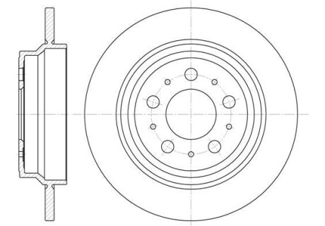Тормозной диск ROADHOUSE 6620.00