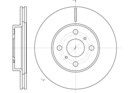 Тормозной диск ROADHOUSE 6635.10