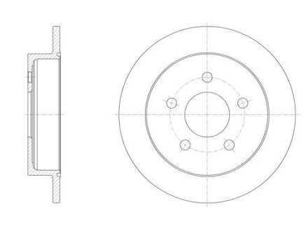Тормозной диск ROADHOUSE 6719.00