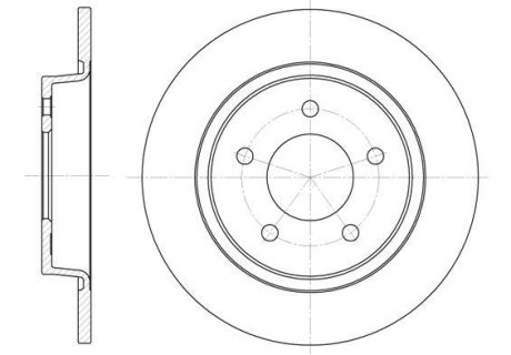 Тормозной диск ROADHOUSE 6880.00