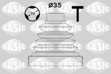 Комплект пильовика приводного валу. SASIC 1900021
