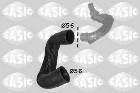 Патрубок інтеркулера OPEL Vivaro/RENAULT Trafic II Sasic SASIC 3334025