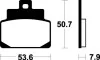 Тормозные колодки SBS 153HF (фото 2)