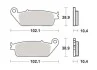 Гальмівні колодки SBS 181MS (фото 2)