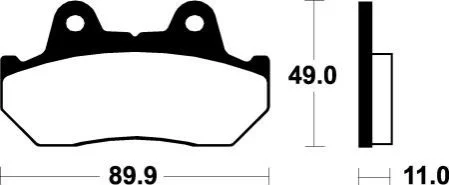 Тормозные колодки SBS 542HF (фото 1)