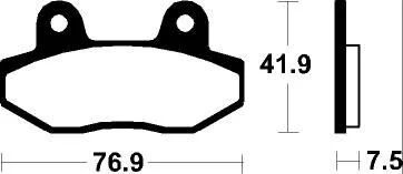 Гальмівні колодки SBS 814HS