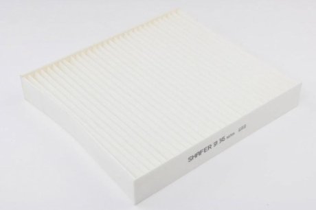 Фильтр салона Toyora Camry, C-HR, Corolla, Highlander, Hilux VII/VIII, Prius, Lexus ES, RX, Mazda CX-9 (00-) 216x186x30 SHAFER SA345