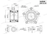 Подшипник передний Ford Transit, 00-06(45x53x78), монт. ккт.+ SHAFER SH15260K (фото 1)