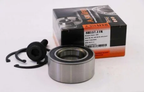 Подшипник переднийAudi80,90,100,88-96,(37x43/45x82),монт.ккт. SHAFER SH15711K