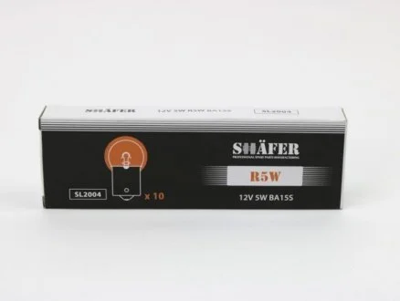 Лампа накаливания 12V 5W R5W BA15S SHAFER SL2004