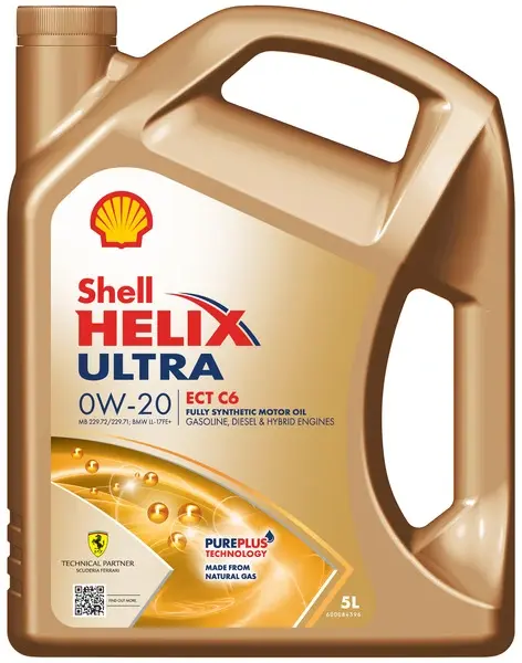 Моторна олива Helix (5L) 0W20 ((EN) ULTRA) API ILSAC GF-6A SP ACEA C5 C6 BMW LL-17 FE+ FIAT 9.55535 CR1 FIAT 9.55535 GSX FORD M2C954 A1 MB 229.71 MB 229.72 SHELL 550074671 (фото 1)