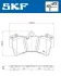 Комплект тормозных колодок SKF VKBP 80370 (фото 2)