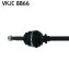 Приводной вал CITROEN/PEUGEOT C3 II/DS3/207/208 "R "09>> SKF VKJC8866 (фото 2)