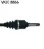 Приводной вал CITROEN/PEUGEOT C3 II/DS3/207/208 "R "09>> SKF VKJC8866 (фото 3)