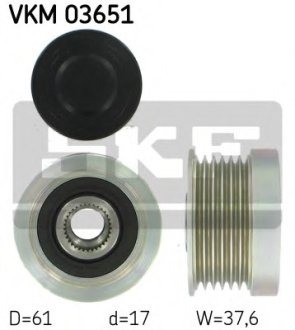 Шків генератора SKF VKM 03651