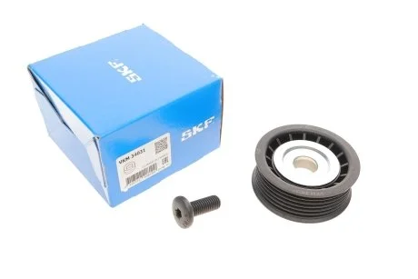 Ролик паразитний FORD/JAGUAR Mondeo/Transit/X-Type "2,0/2,2L "00-09 SKF VKM 34031