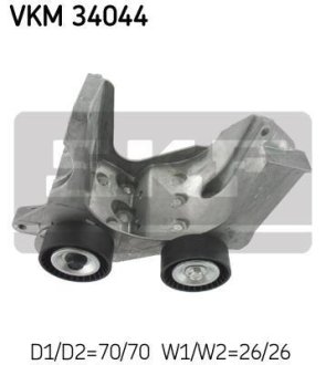 Ролик модуля натягувача ременя SKF VKM 34044