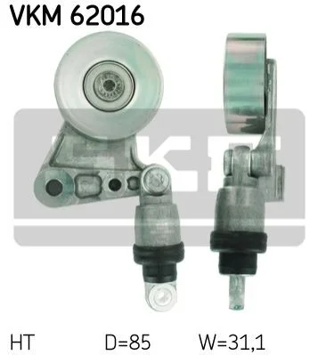 Натяжний ролик SKF VKM62016 (фото 1)
