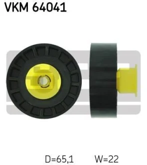 Ролик модуля натяжителя ремня SKF VKM 64041