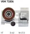 Ролик модуля натяжителя ремня SKF VKM 71806 (фото 1)