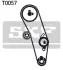 Комплект ГРМ AUDI/SEAT/VW 80/100/A6/Coupe/Toledo/Golf/Passat/Scirocco "1,8-2,0 "85-97 SKF VKMA01020 (фото 2)