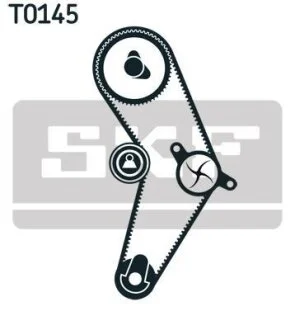 Роликовий модуль натягувача ременя (ролик, ремінь) SKF VKMA 02209