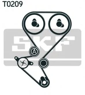 Комплект ГРМ CITROEN/PEUGEOT C2/C3/C4/1007/207/307 "1,4 "03>> SKF VKMA03258