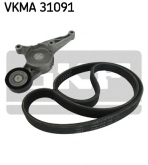 Комплект ремня ГРМ SKF VKMA 31091